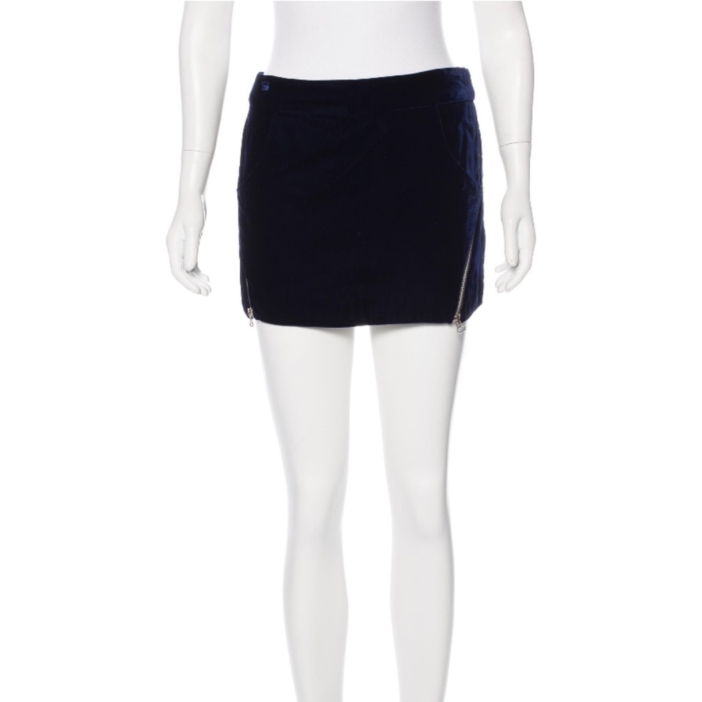 Rebecca Minkoff Velvet Mini Skirt / Size: US8